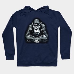 Crouching Gorilla Hoodie